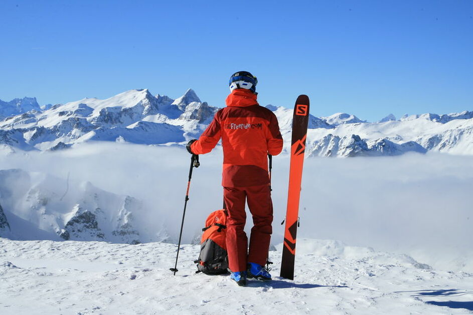 © Portrait de Yves Bayle, école de ski Valfreeride - Yves Bayle