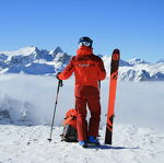 © Portrait de Yves Bayle, école de ski Valfreeride - Yves Bayle