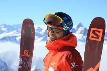 Portrait of Yves Bayle, Valfreeride ski school - Yves Bayle