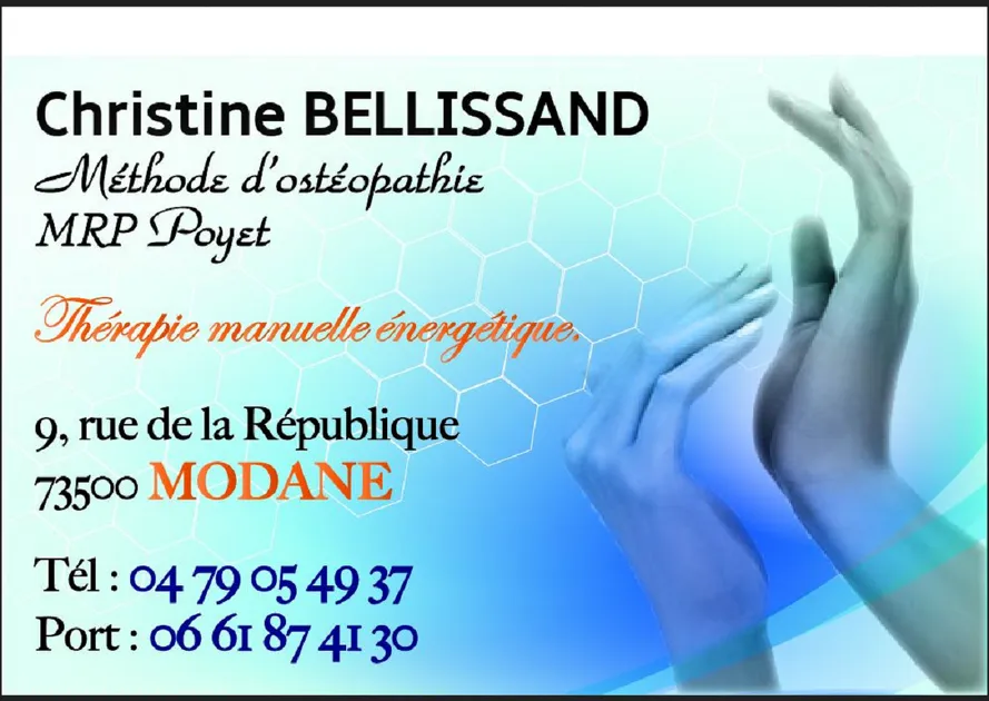 Christine Bellissand, osteopaat in Modane - C.Bellissand
