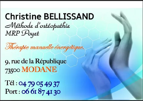 Ostéopathe Christine Bellissand  MRP Poyet