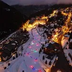 Descent to children's lanterns in Valfréjus - Fadda Jéremy