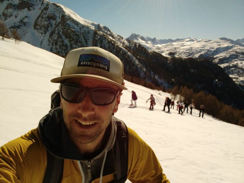 © Vincent Anglaret accompagnateur en moyenne montagne à Valfréjus - Vincent Anglaret