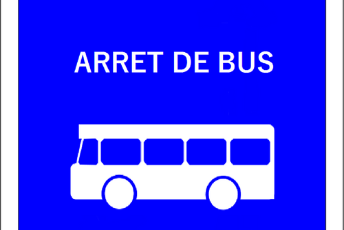 Arrêt de bus N°383 : Rond Point Grand Prés
