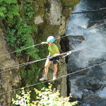 Via ferrata du Grand Vallon at Valfréjus - OZ/OT Valfréjus