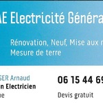 © Carte de visite A.E Electricité Générale - Elbissier Arnaud