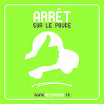 © Panneau arret autostop Rezopouce - Rezopouce