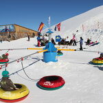 © Valfréjus, kid park sur le domaine skiable - OZ/OT Valfréjus