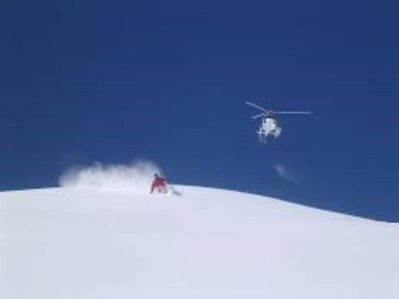 Heli-skiing trip