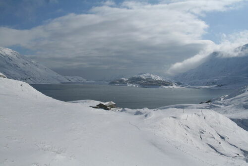 Sortie raquettes - Col et lac du Mont-Cenis