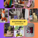 © Sculpture 3D en papier - Les Reveries