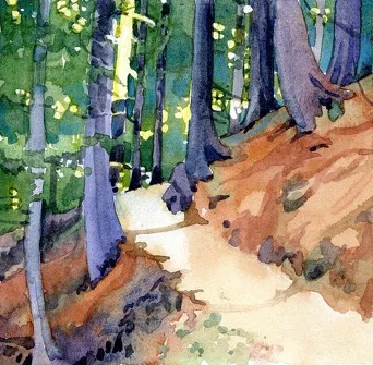 Chemin des Gardes bij de Seuil te voet