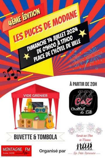 © 4e dedition les puces de Modane - Comité des fetes le petit ramoneur