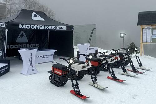 Moonbike, the 100% electric snowmobile