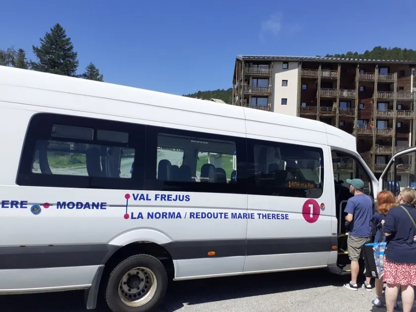 © Route 1 Modane – Valfréjus  La Norma – L'Orgère – Villarodin Bourget – Avrieux – CCHMV – N. Clouet
