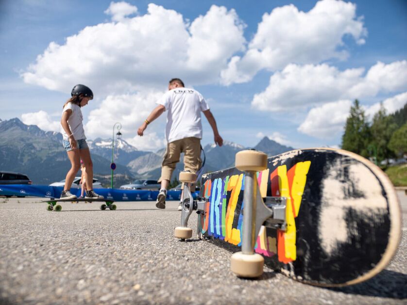 © Outdoor Urban Festival : Initiation Skateboard_Valfréjus - D.Cuvelier - OTHMV