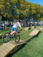 © Stedelijk openluchtfestival: Bike Park entertainment en Trial Show_Valfréjus - Baptiste Braire