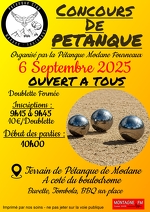 © Concours de pétanque_Modane - Asso pétanque Modane-Fourneaux