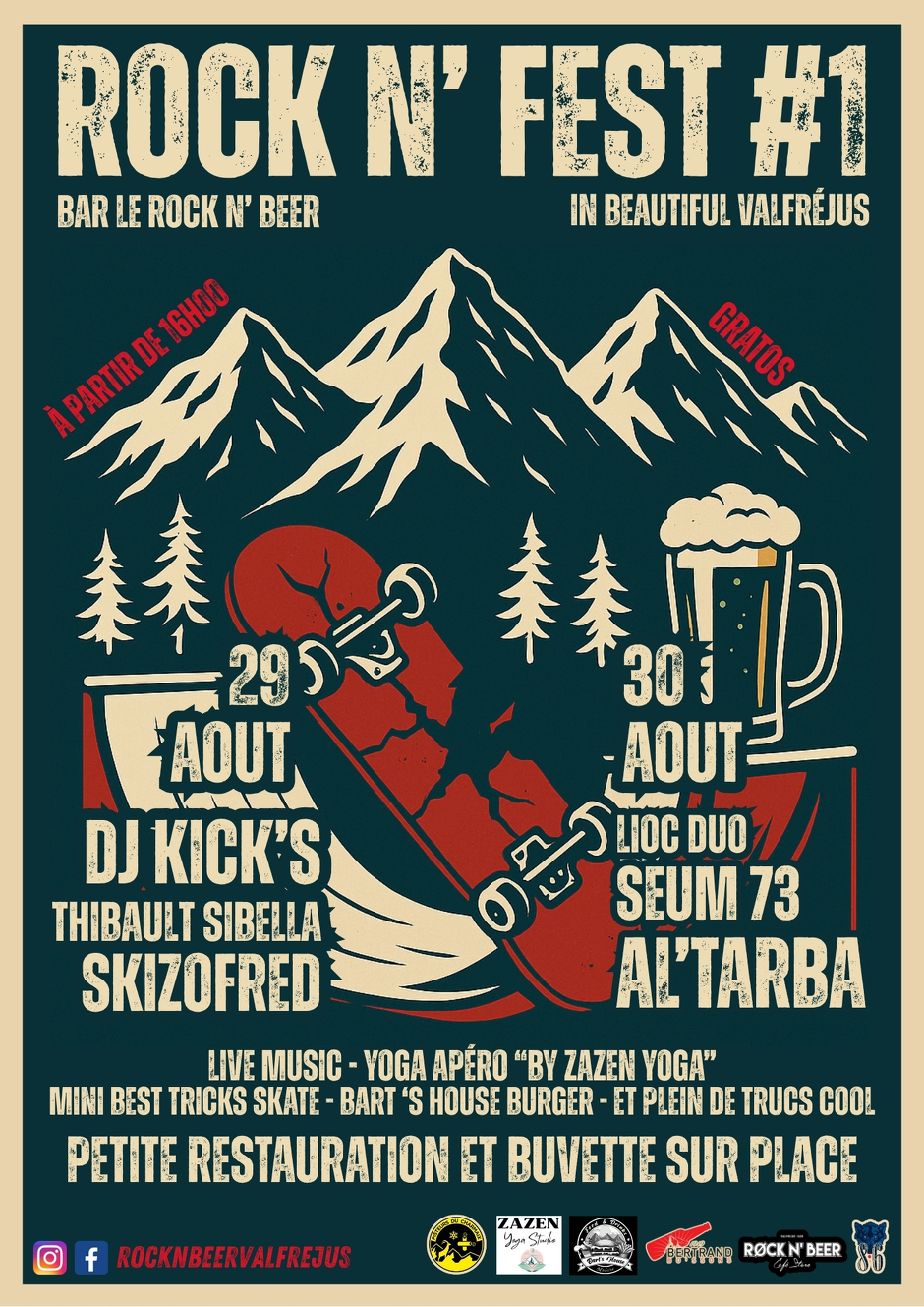 © Rock N' Fest #1 Valfréjus - Rock n' beer