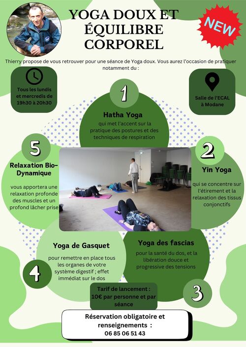 Yoga doux et équilibre corporel