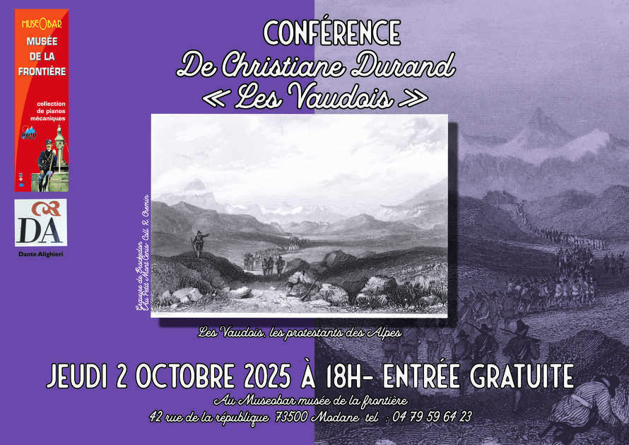 © Conférence - Les Vaudois, les protestants des Alpes_Modane - Muséobar