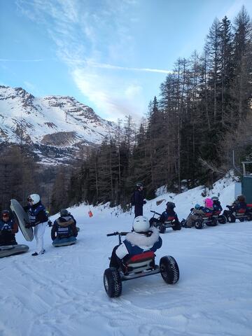 © Mountain'kart sur neige - Evolution 2 Val Cenis