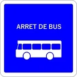 Bus stop 502 : Residence Autonomie - Road law