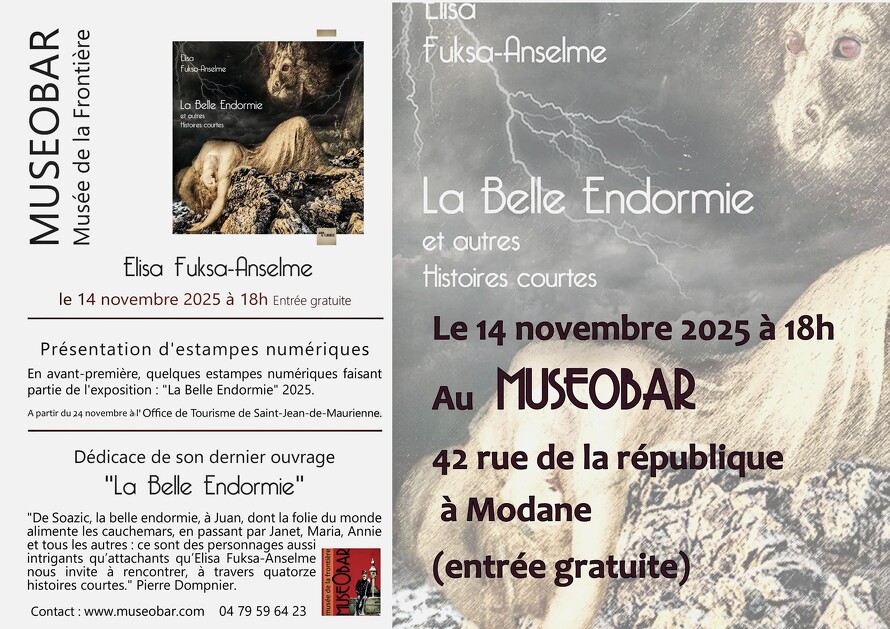 © Rencontre avec Elisa Fuksa Anselme à Modane - Elisa Fuksa Anselme