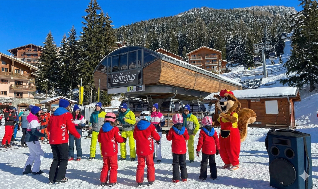 © Départ ski en fanfare à Valfréjus - Happy Resort + IA