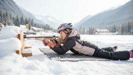 © Tir à la Carabine Laser_Valfréjus_IA - Gemini AI