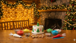 © Atelier "Création de ton gâteau de Noël"_Valfréjus - Gemini AI