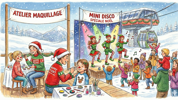 Mini Disco de Noël & Atelier Maquillage de fête