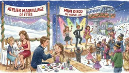 © Mini Disco du Nouvel an et Atelier maquillage de fêtes_Valfréjus - Gemini AI