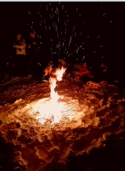 Torchlight night walk