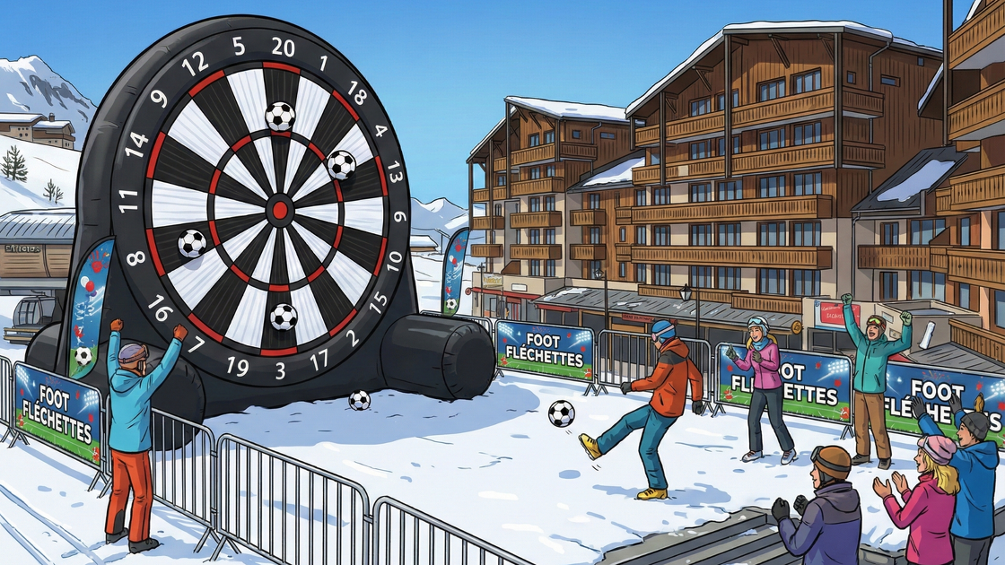 © Foot Fléchettes_Valfréjus - Gemini AI