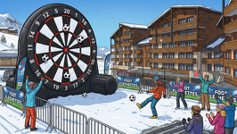 © Foot Fléchettes_Valfréjus - Gemini AI