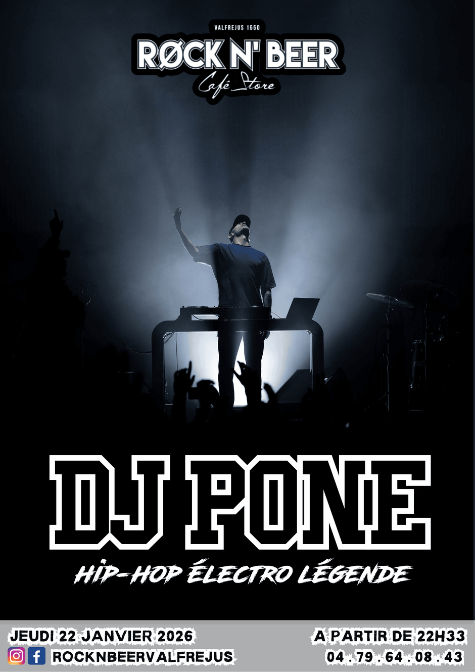 © DJ Pone en concert à Valfréjus - pierreporo