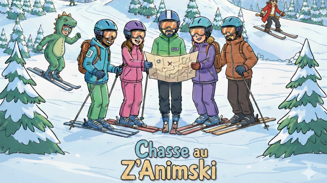© Chasse aux Z'Animski_Valfréjus - Gemini AI