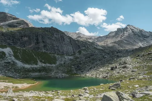 Wandelroute langs het Lac de la Partie