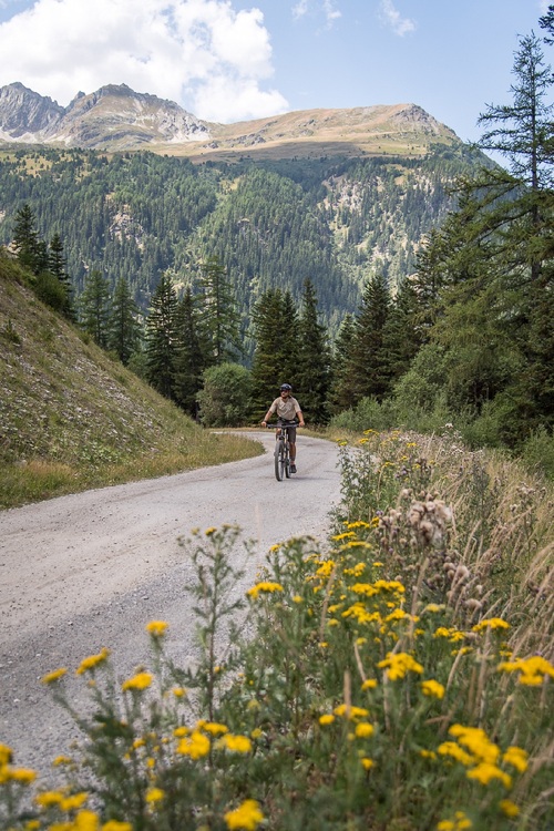 Montée VTT Enduro - Valfréjus Charmasson