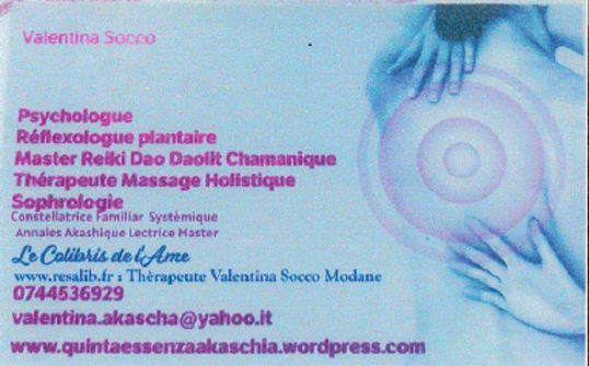 Le Colibris de l'Ame - Thérapeute