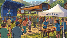 © Pot d'accueil à Valfréjus - Gemini AI