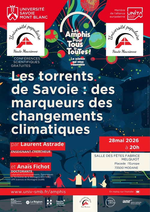 Conference: Savoie's torrents - markers of climate change