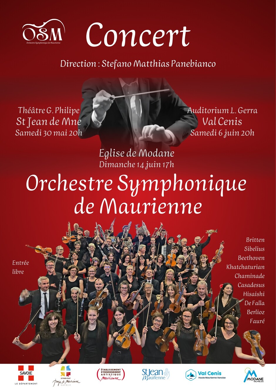 Concert by the Maurienne Symphony Orchestra