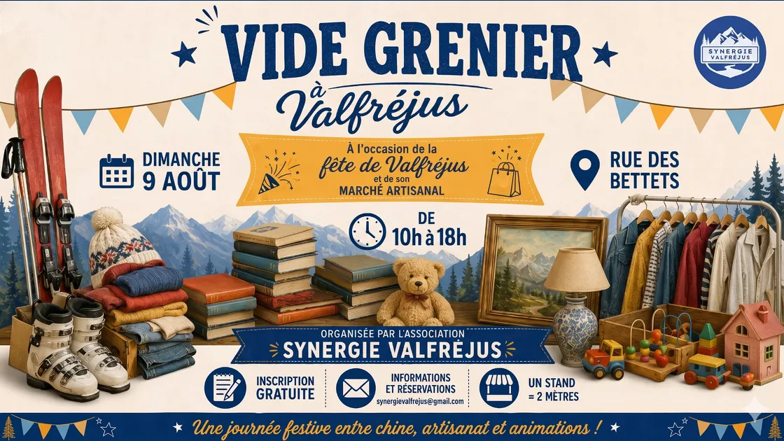 © Vide-Grenier de la Fête de Valfréjus - Gemini AI