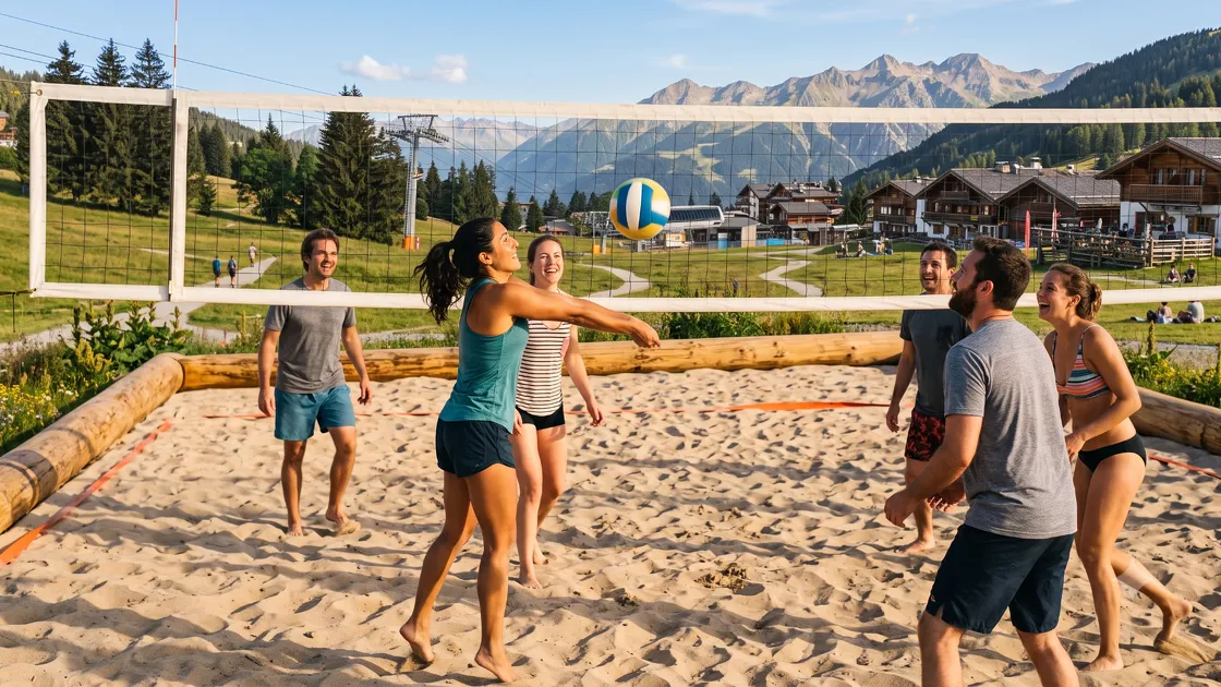 © Beach Volley Loisir_Valfréjus - Gemini AI