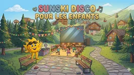 © SunSki Disco_Valfréjus - Gemini AI