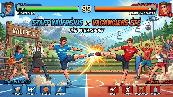 Personeel versus vakantiegangers