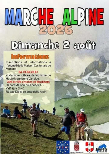 © Marche Alpine Sens France Italie 2026_Valfréjus - Asso Pour les jumelages X. Lett