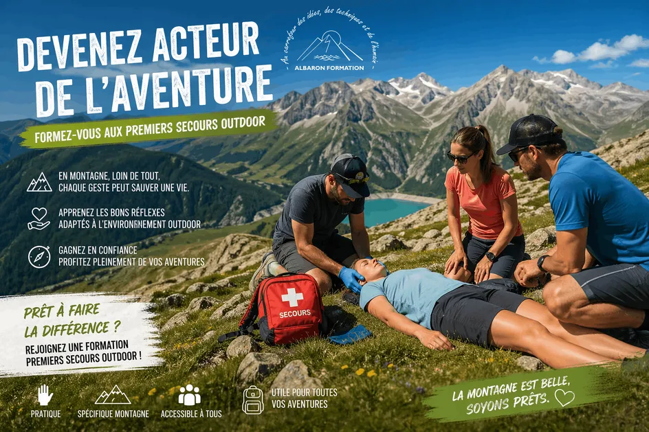 © Sensibilisation aux premiers secours outdoor_Valfréjus - Albaron Formation